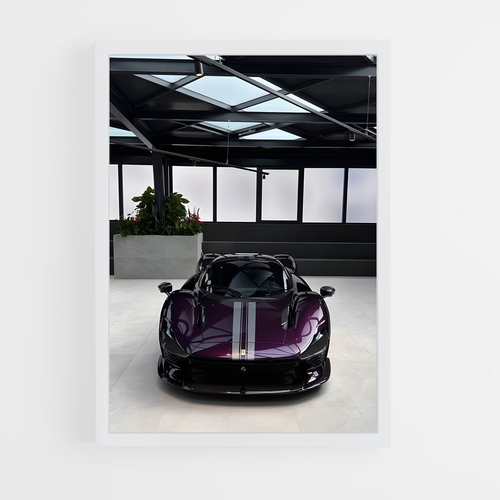 Poster Daytona Vitesse mythique – affiche Ferrari (vue 3)
